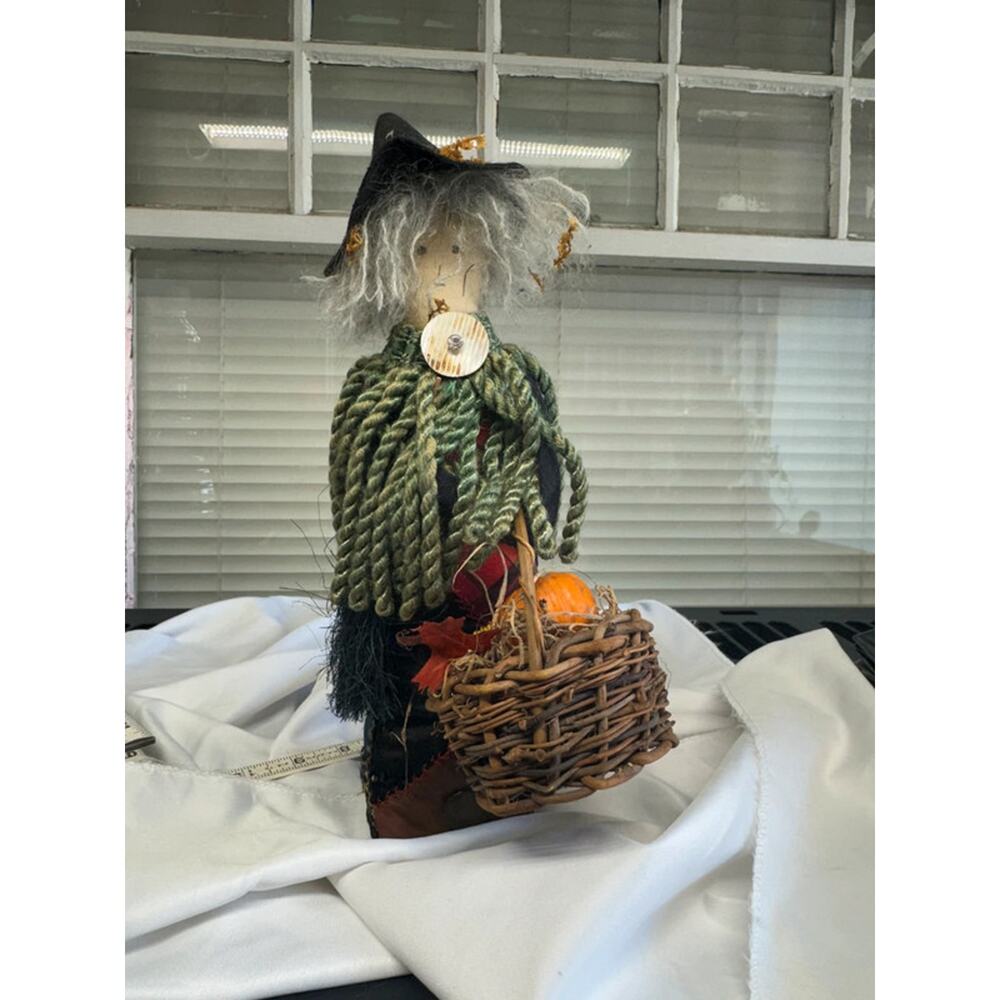 VTG handmade house witch decor